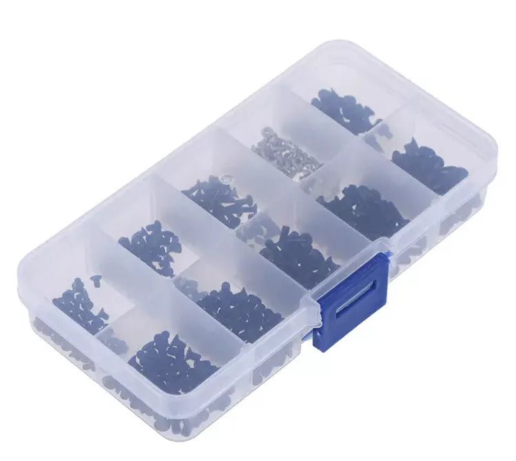 500pc Assorted 10 Type Laptop Screw Kit Set Case Notebook Computer Dell HP Phone - THE TECH STATION UK